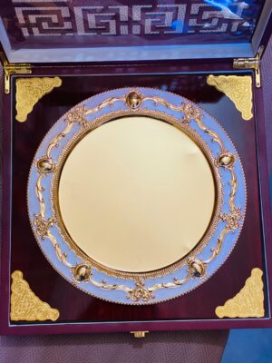 Royal  Wooden Gold-Plated Executive Award