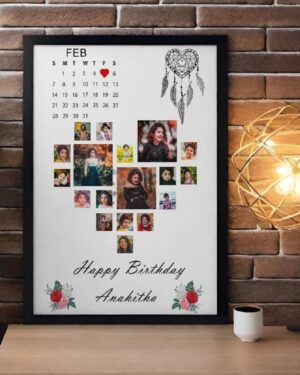Customized A4 Photo Frame for Birthday, Anniversary & Special Occasions